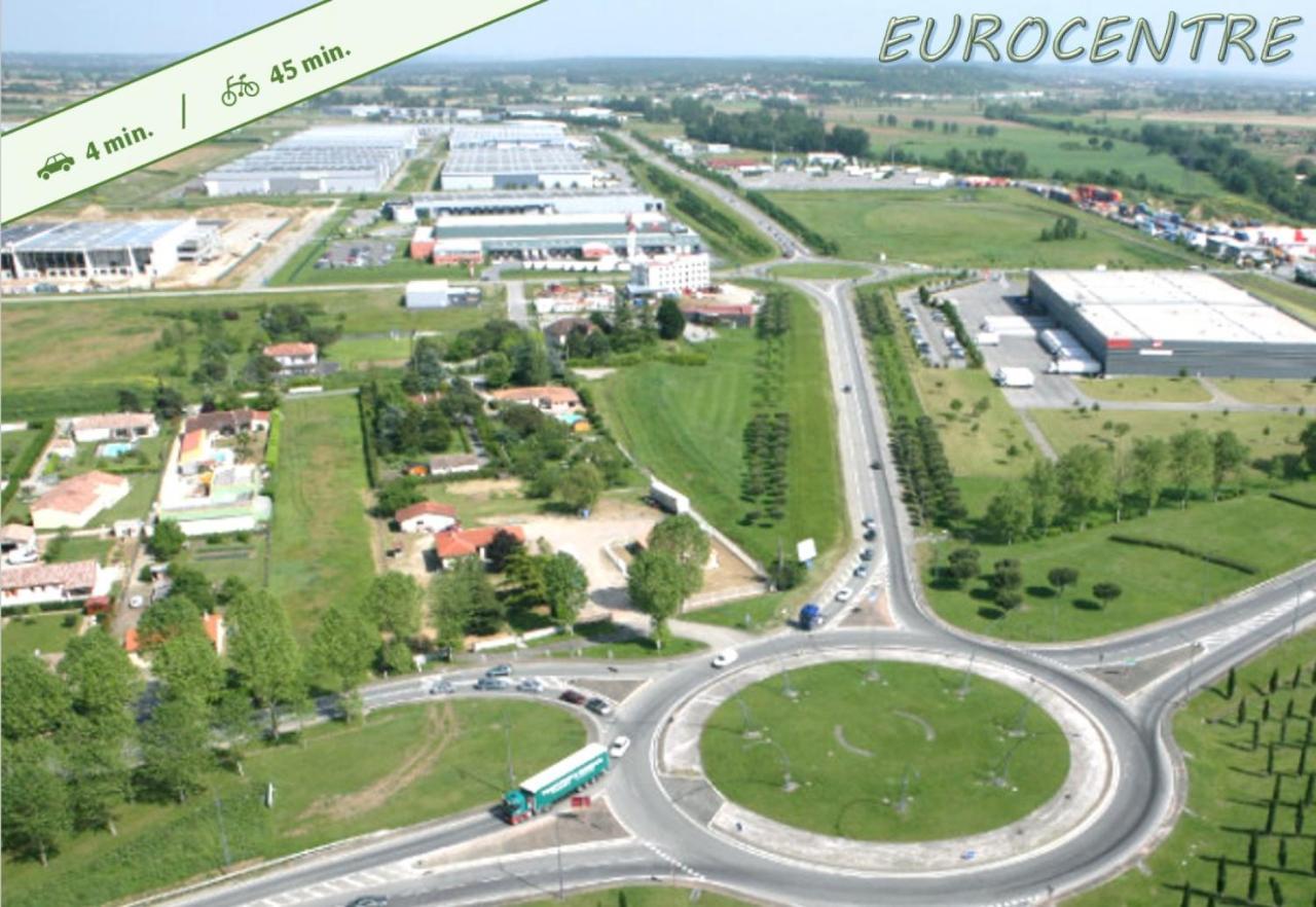 דירות Castelnau-dʼEstrétefonds Le Cosy Eurocentre ► Terrasse ► Parking ► Wifi ► 24/24 מראה חיצוני תמונה